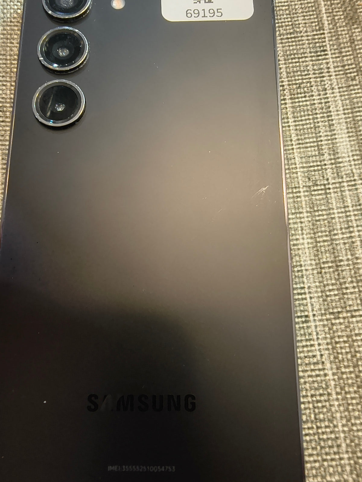 Samsung Galaxy S23 128GB — Unlocked, Phantom Black — Certified Pre-Owned Grade B 98% battery health
